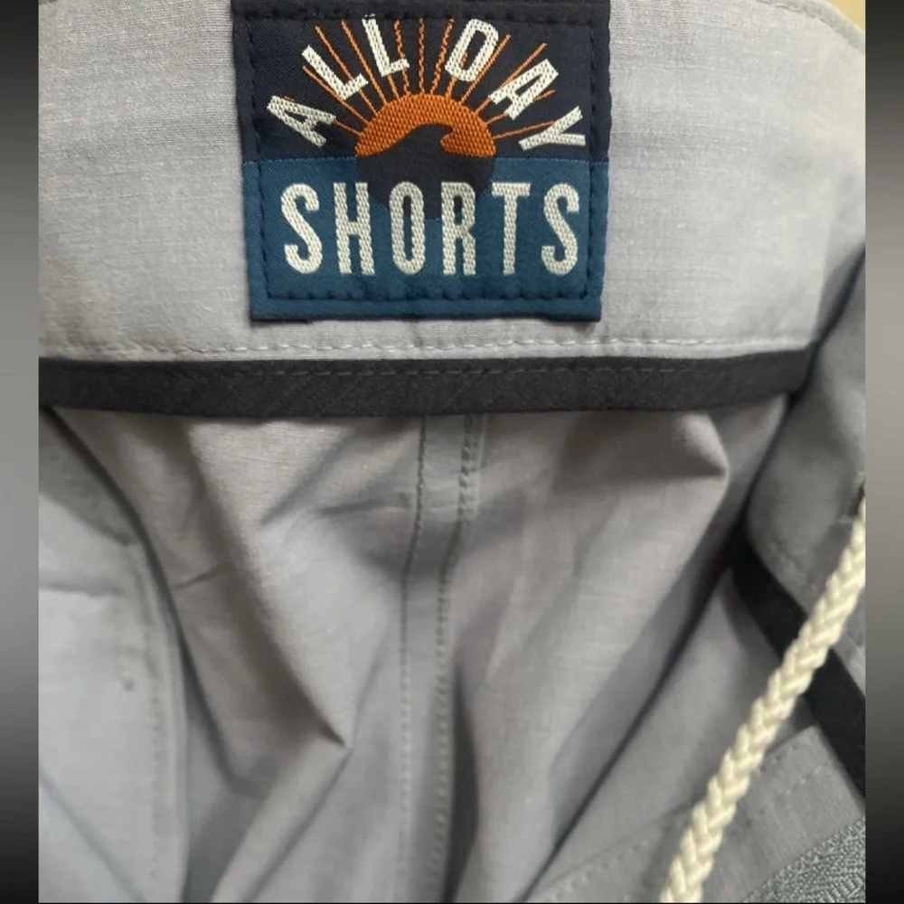 Faherty All Day Bermuda Shorts Mens Size 36 Gray 9